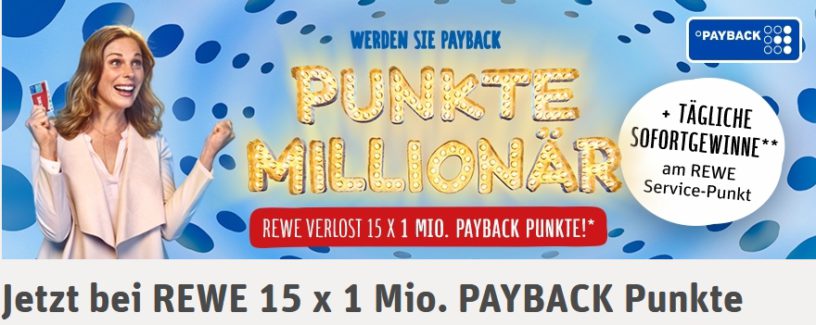 REWE & Payback "Punkte-Millionär"-Aktion im Check ...