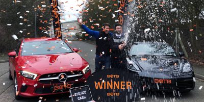 BOTB Gewinner Mercedes und Porsche Auto