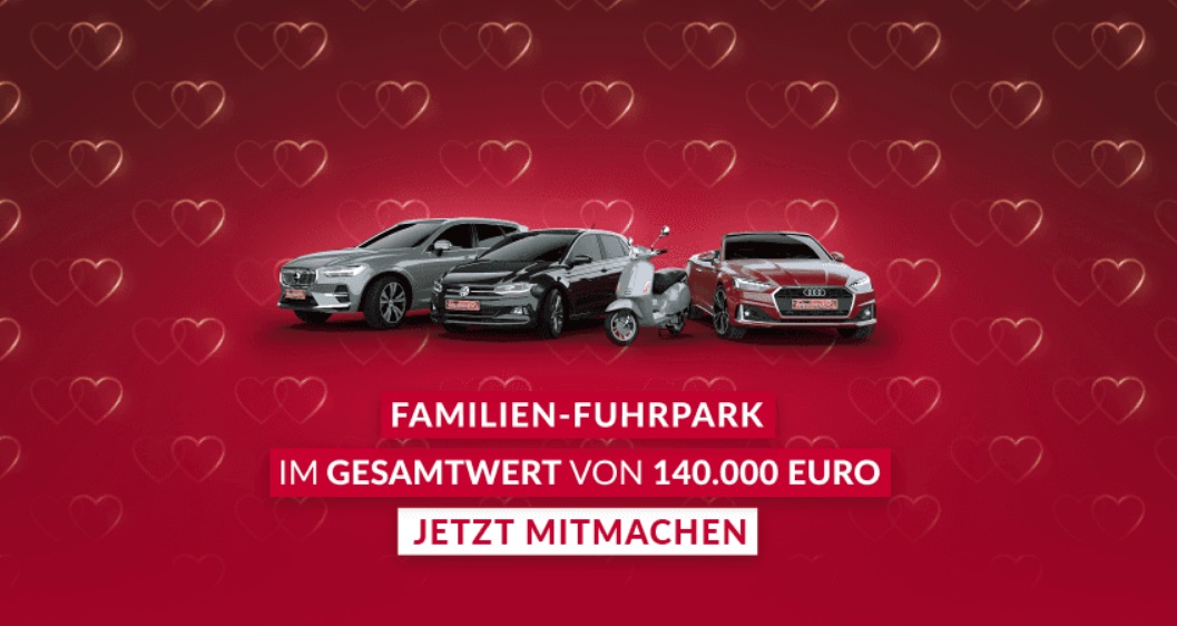 Sat.1 Valentinstag Gewinnspiel 2025 VW Tiguan oder Audi A5 gewinnen GewinnspielTest.de